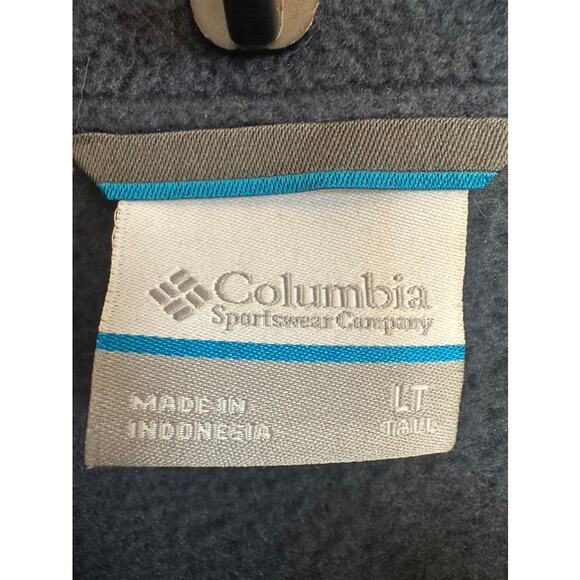 Columbia Blue Fleece Vest Size LT - Picture 5 of 7